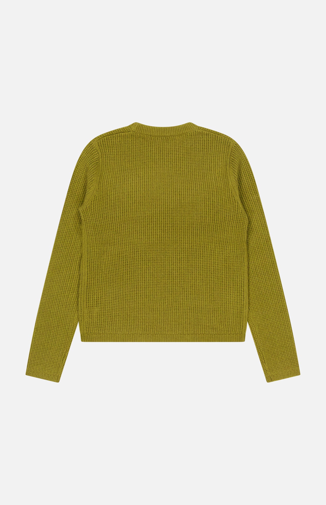 Cashmere Waffle Mesh Crewneck Sweater (14698340548971)