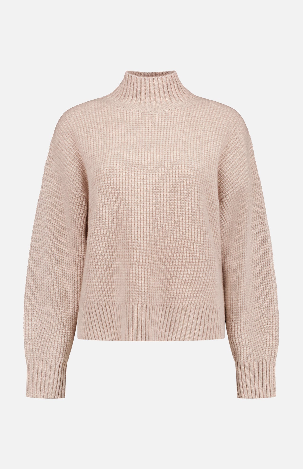 White 2024 + Warren Cashmere Waffle Turtleneck Sweater