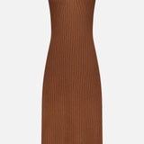 Cashmere Blend Ribbed Midi Dress