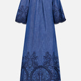 Coco Embroidered Denim Dress (14678136258923)