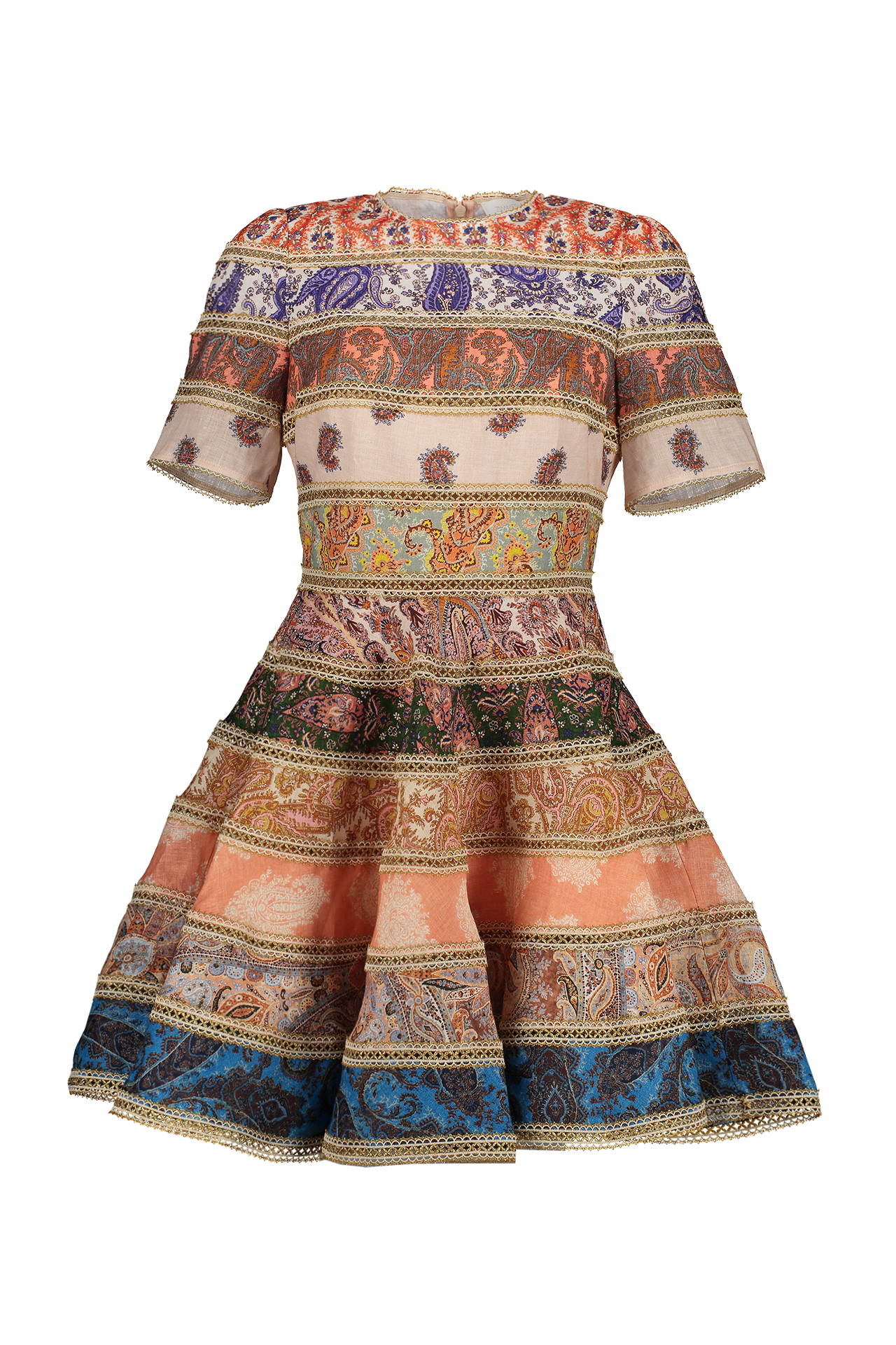 Zimmermann Women's Devi Spliced Mini Dress | A.K. Rikk's