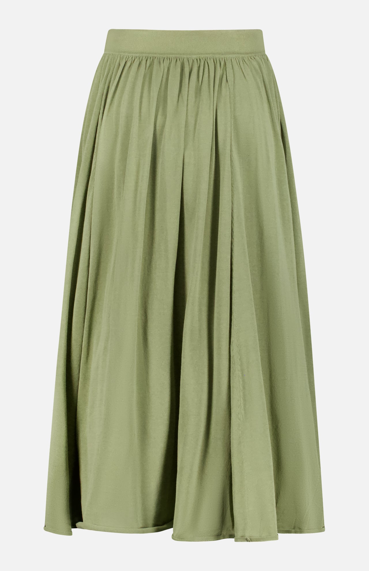Illuminate Gathered Midi Skirt (14661260378475)