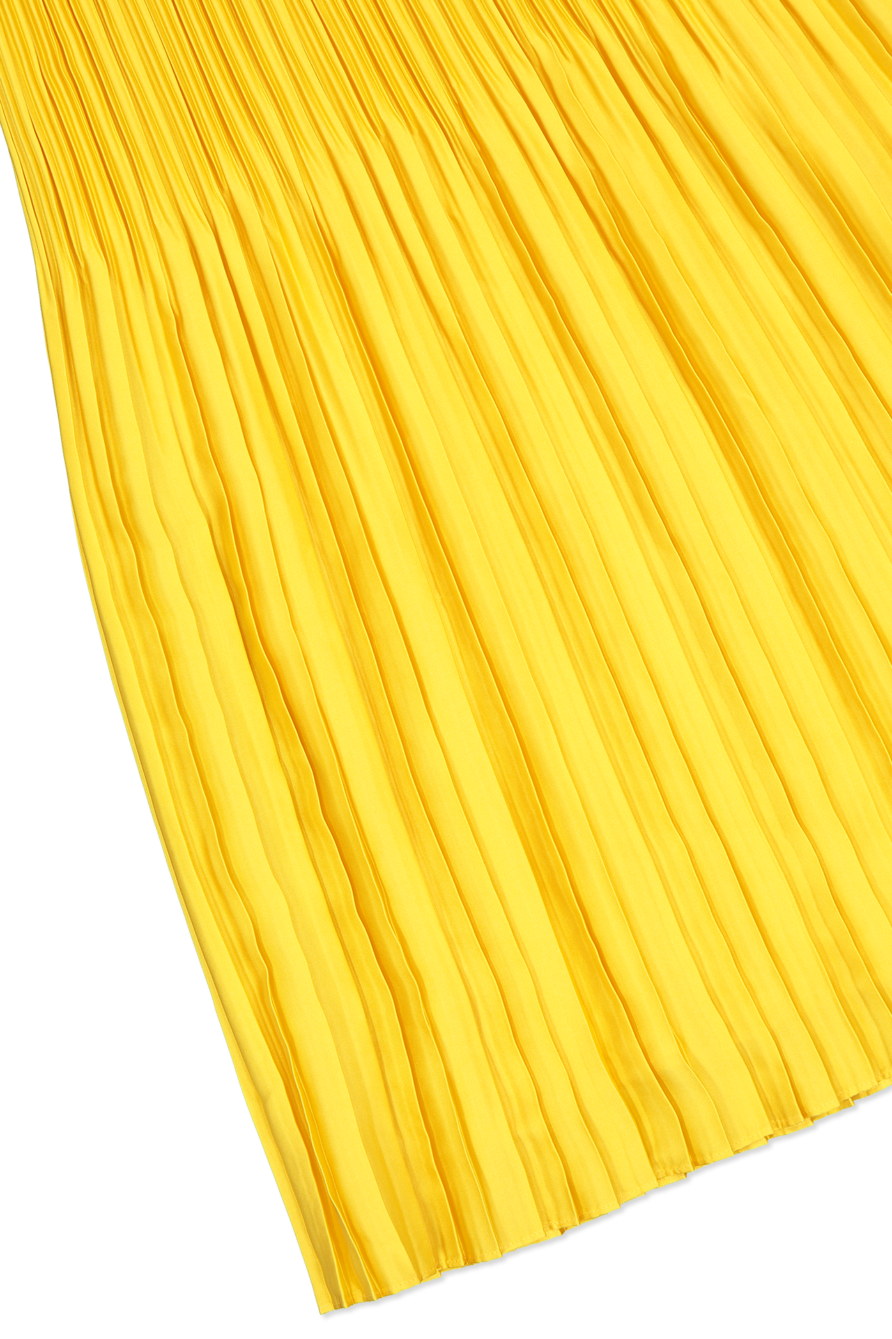 Alice & Olivia Hem Detail Ken Pleated Midi Skirt (3925354774643)
