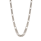 Antique Plated Figaro Chain Necklace (4664712560755)