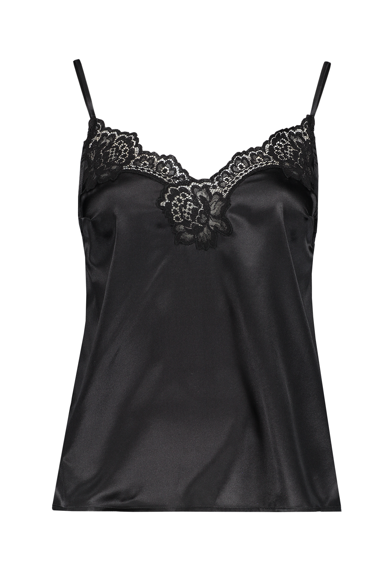 Buy Black Lace Trim Cami Top' from Next Malta