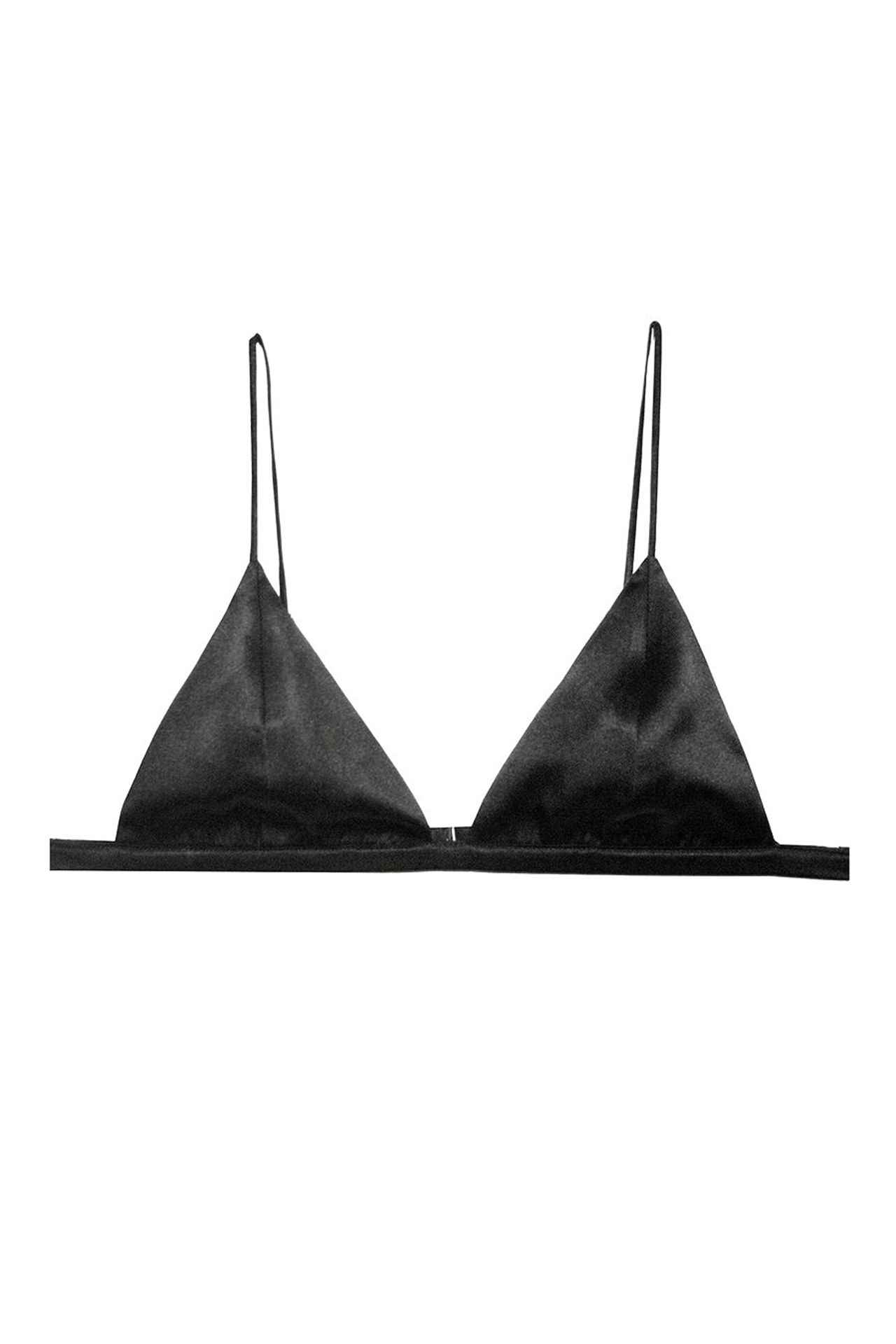 Luxe triangle bralette, Fleur du Mal, Shop Bralettes & Bras For Women  Online