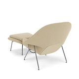 Knoll Womb Chair With Ottoman Designed By Eero Saarinen in Neutral Tan - Back Image (6606269907059)