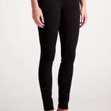 Lagence Marguerite Skinny Noir Angled Model Close Up Image (600701730827)