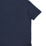 Peter Millar Solid Performance Jersey Polo in Navy - Back Detail Image (6606330462323)