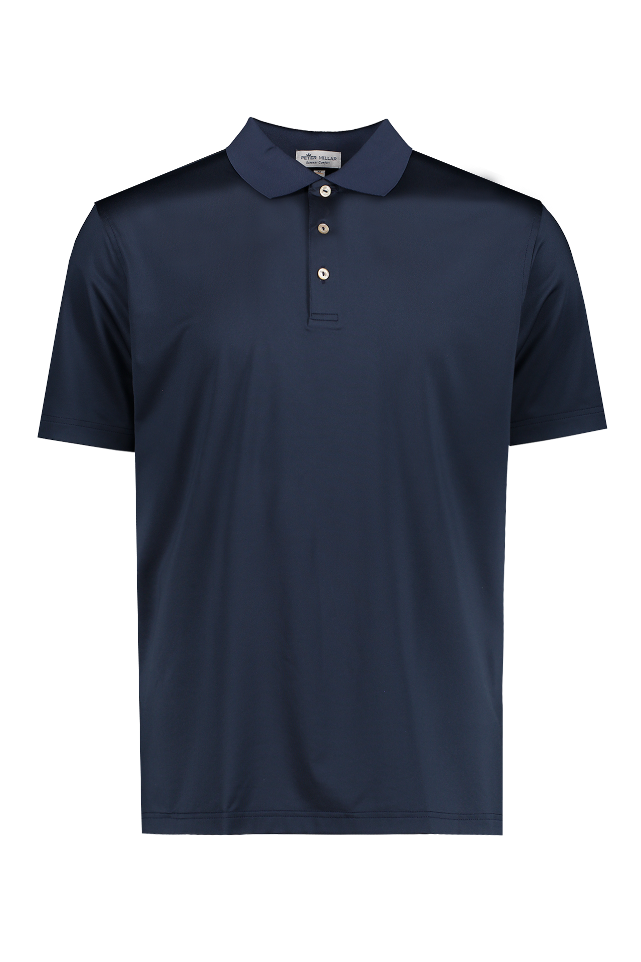 Peter Millar Solid Performance Jersey Polo in Navy - Mannequin Image (6606330462323)