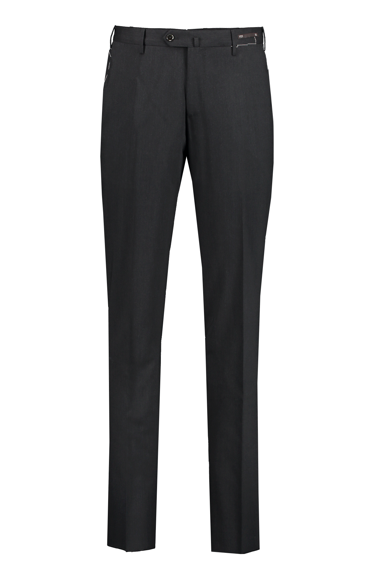 PT Torino Wool Plain Weave Trouser Charcoal Grey Mannequin Image (7062203105395)