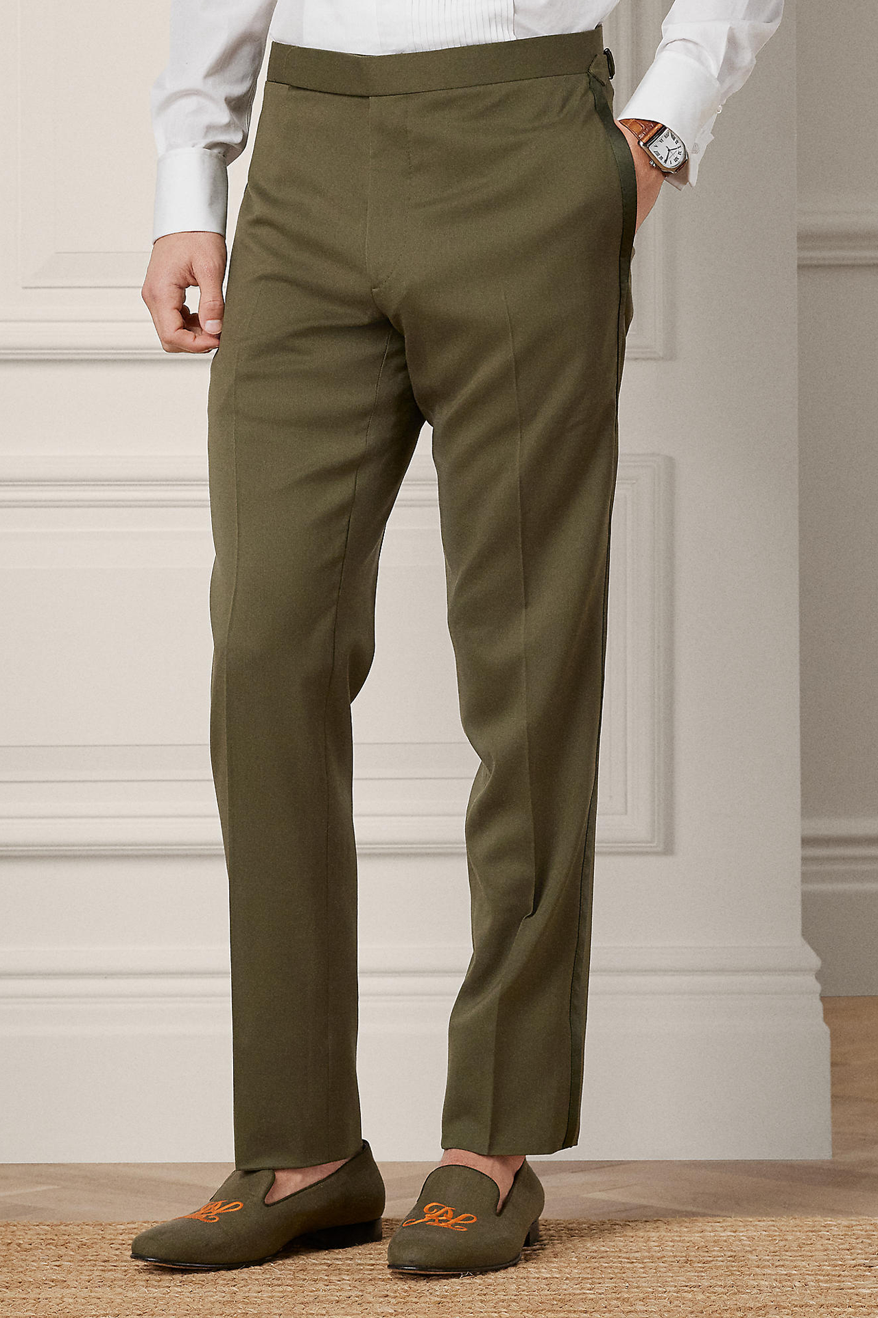Wool Gabardine Tuxedo (7115365908595)