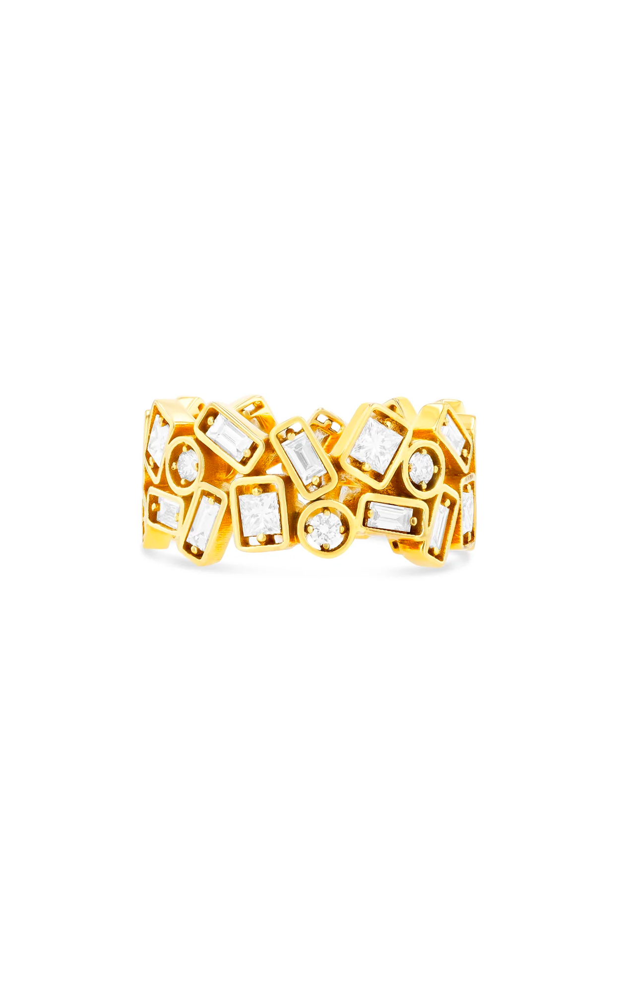 Mosaic White Diamond Eternity Band (6976291569779)