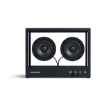 Transparent Small Transparent Speaker Black Front Image (4634560266355)