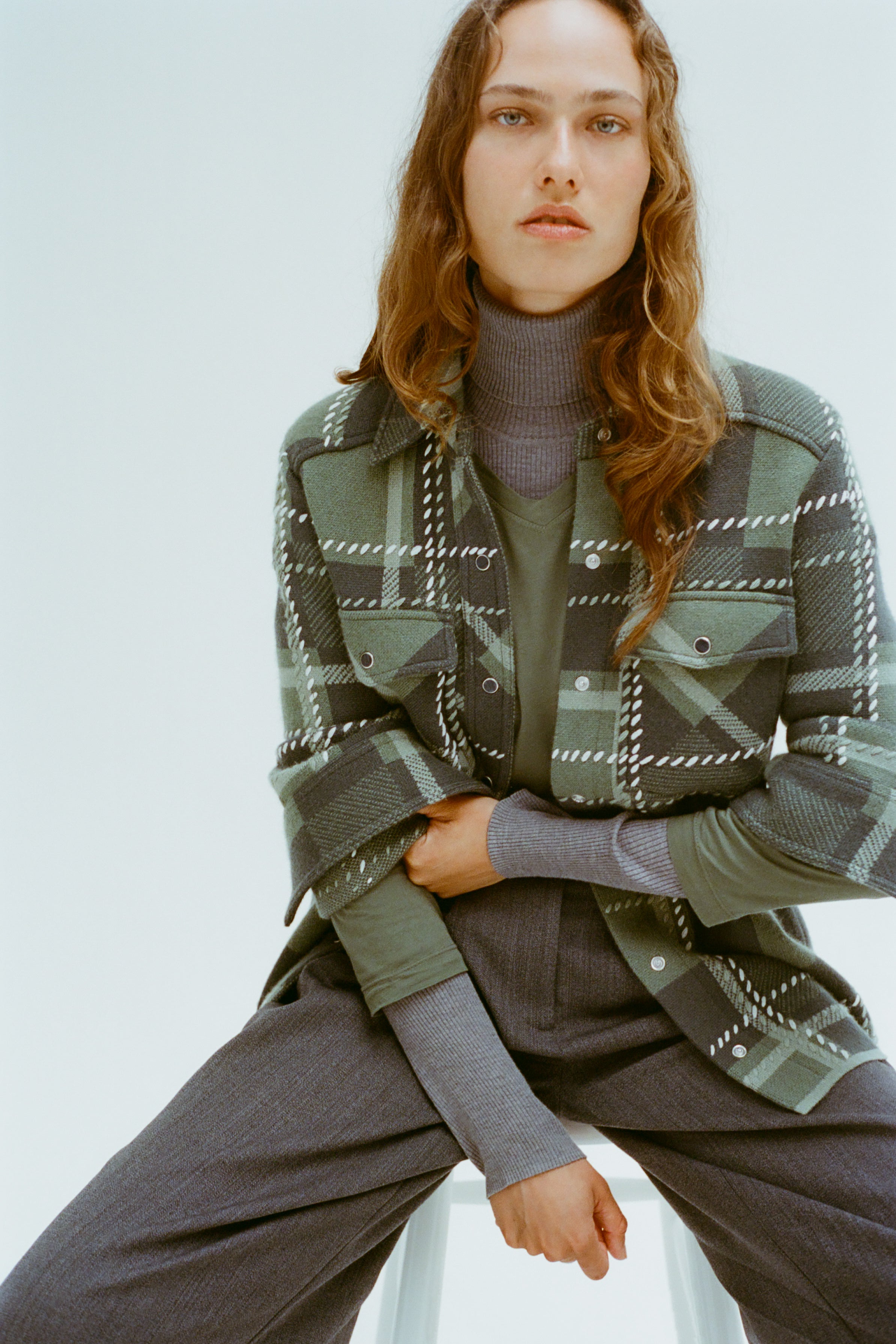 トップス L'Appartement GOOD GRIEF! Gather Blouse Gathered_Long_Sleeve_Top-Top-