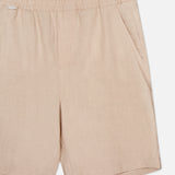 Linen Beach Bermuda Shorts (14696393507179)