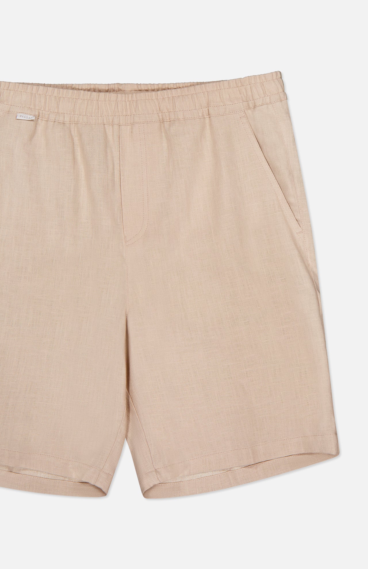 Linen Beach Bermuda Shorts (14696393507179)