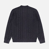 Foggy Cable Crew Sweater