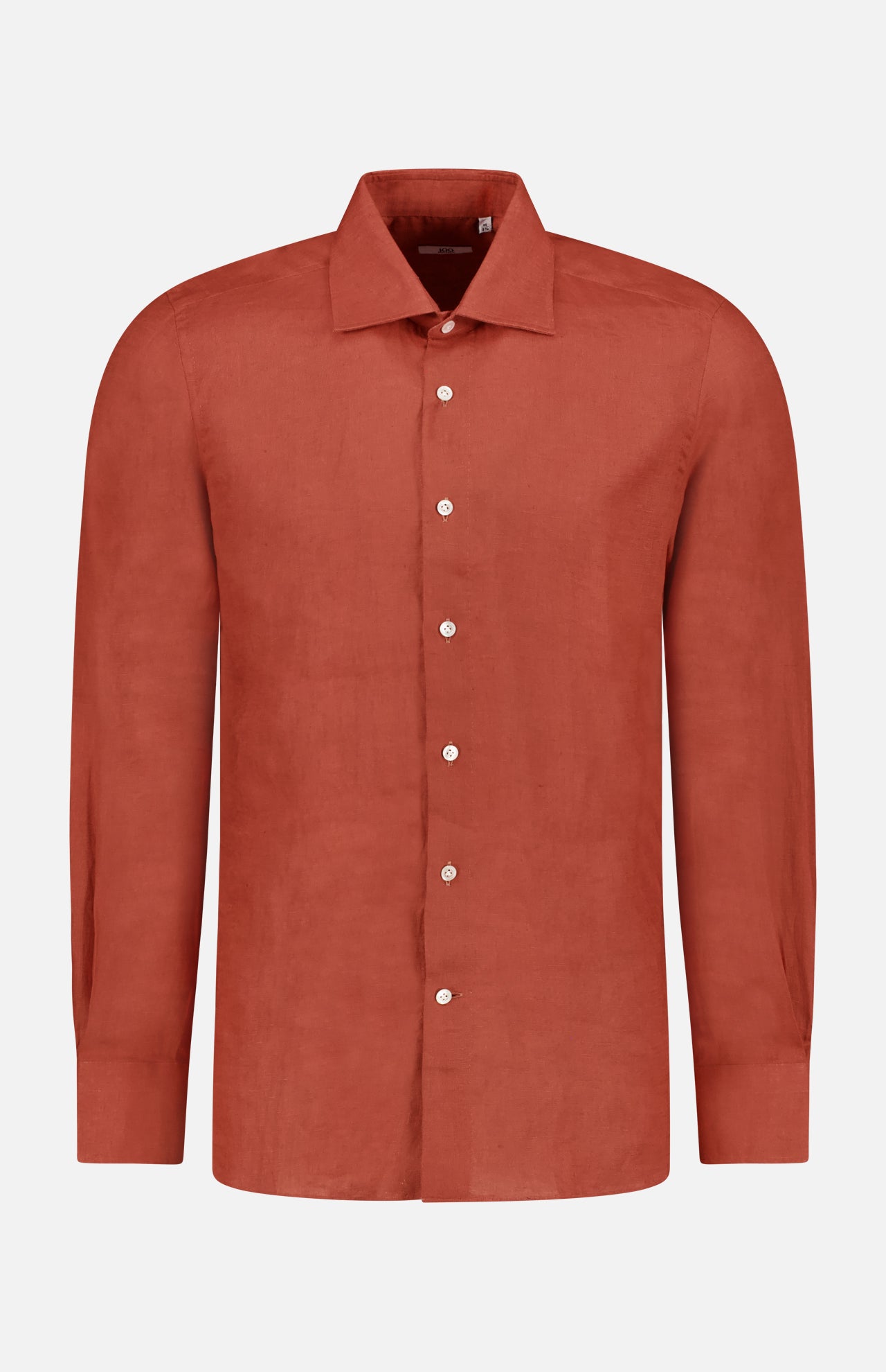Handmade Terracotta Linen Shirt (14642259165547)