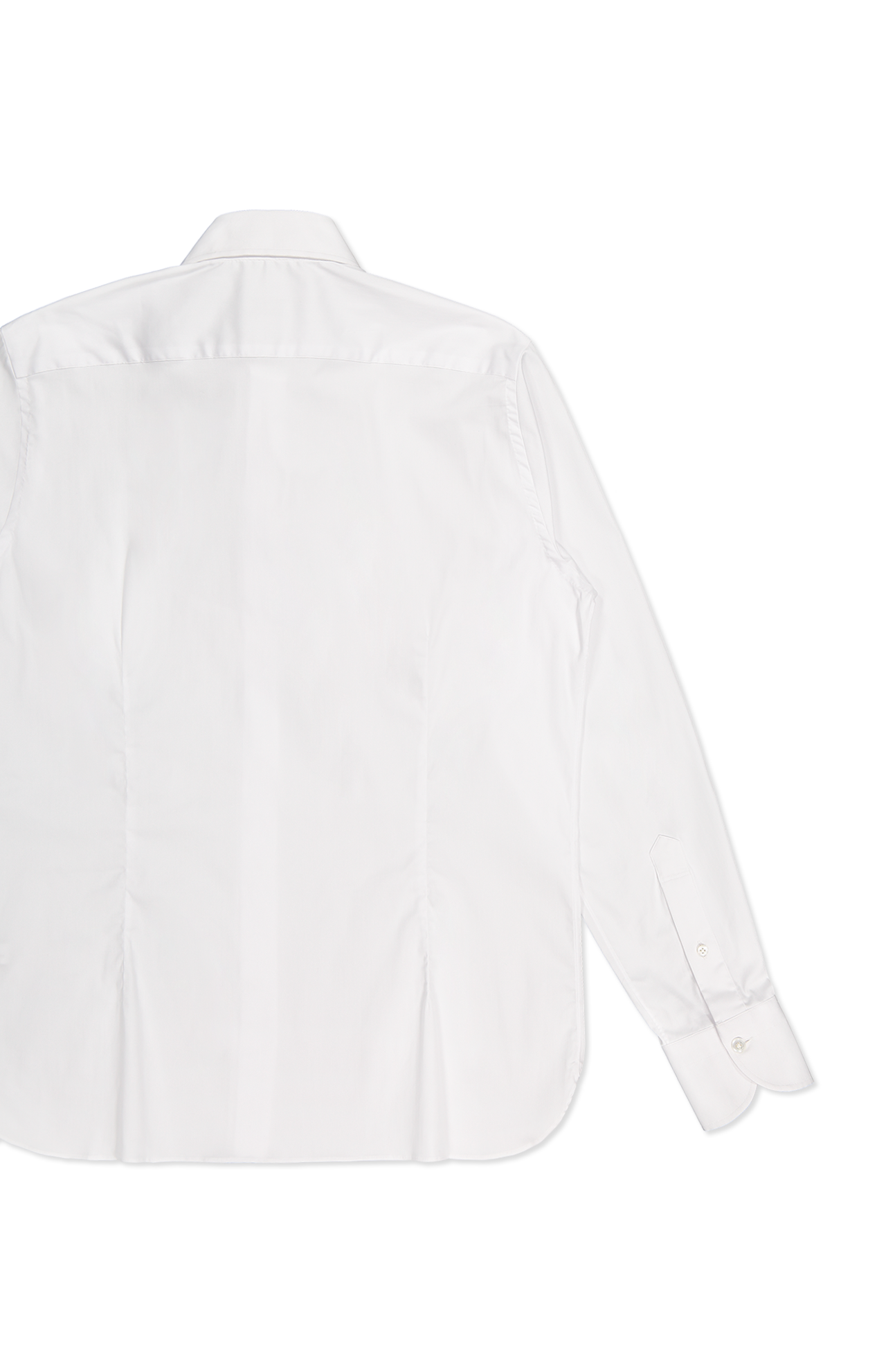 White Stretch Cotton Shirt (7172067262579)