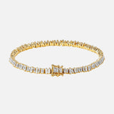 Classic Baguette Tennis Bracelet (6622395596915)