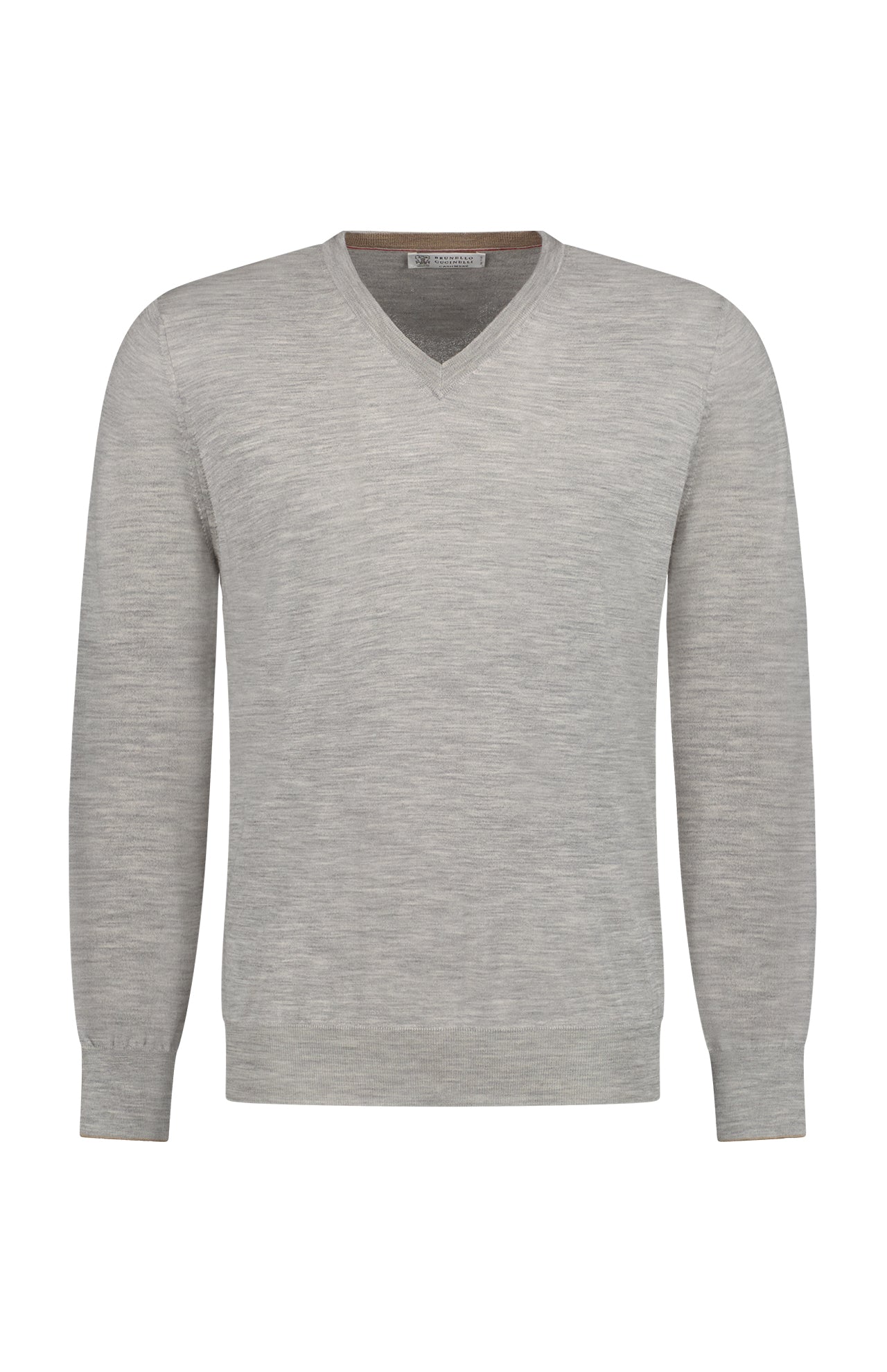 Cash/Wool V-Neck Sweater (7162957398131)