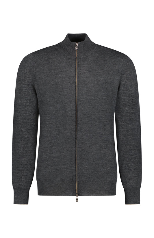 Full Zip Fine Gauge Cardigan Sweater (7162957332595)
