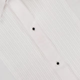 White Plissé Bibbed Tuxedo Shirt (4441564741747)