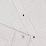 White Plissé Bibbed Tuxedo Shirt (4441564741747)