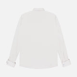 White Plissé Bibbed Tuxedo Shirt (4441564741747)