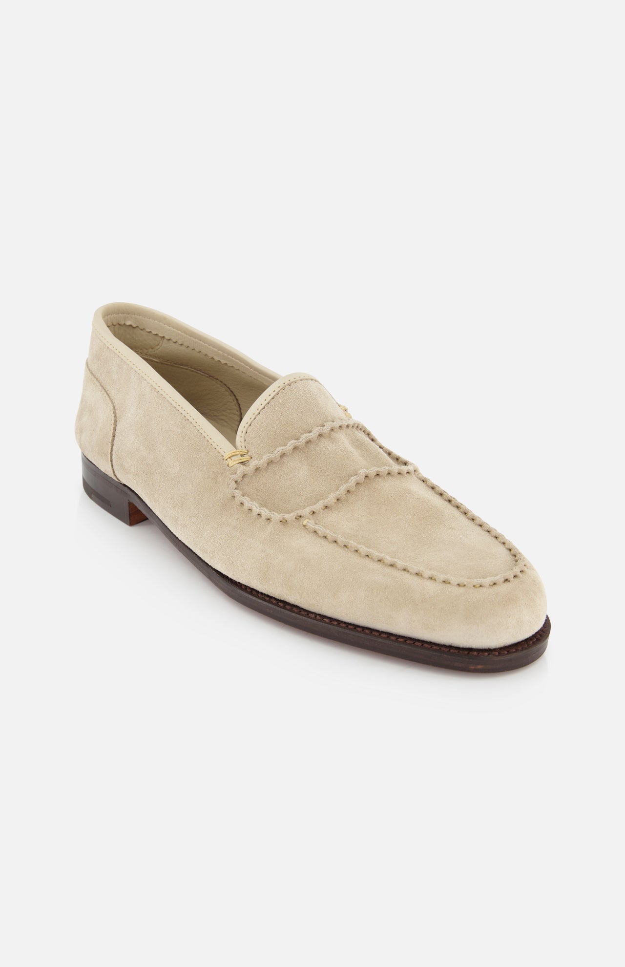Bath Stitched Suede Loafer (14699772019051)