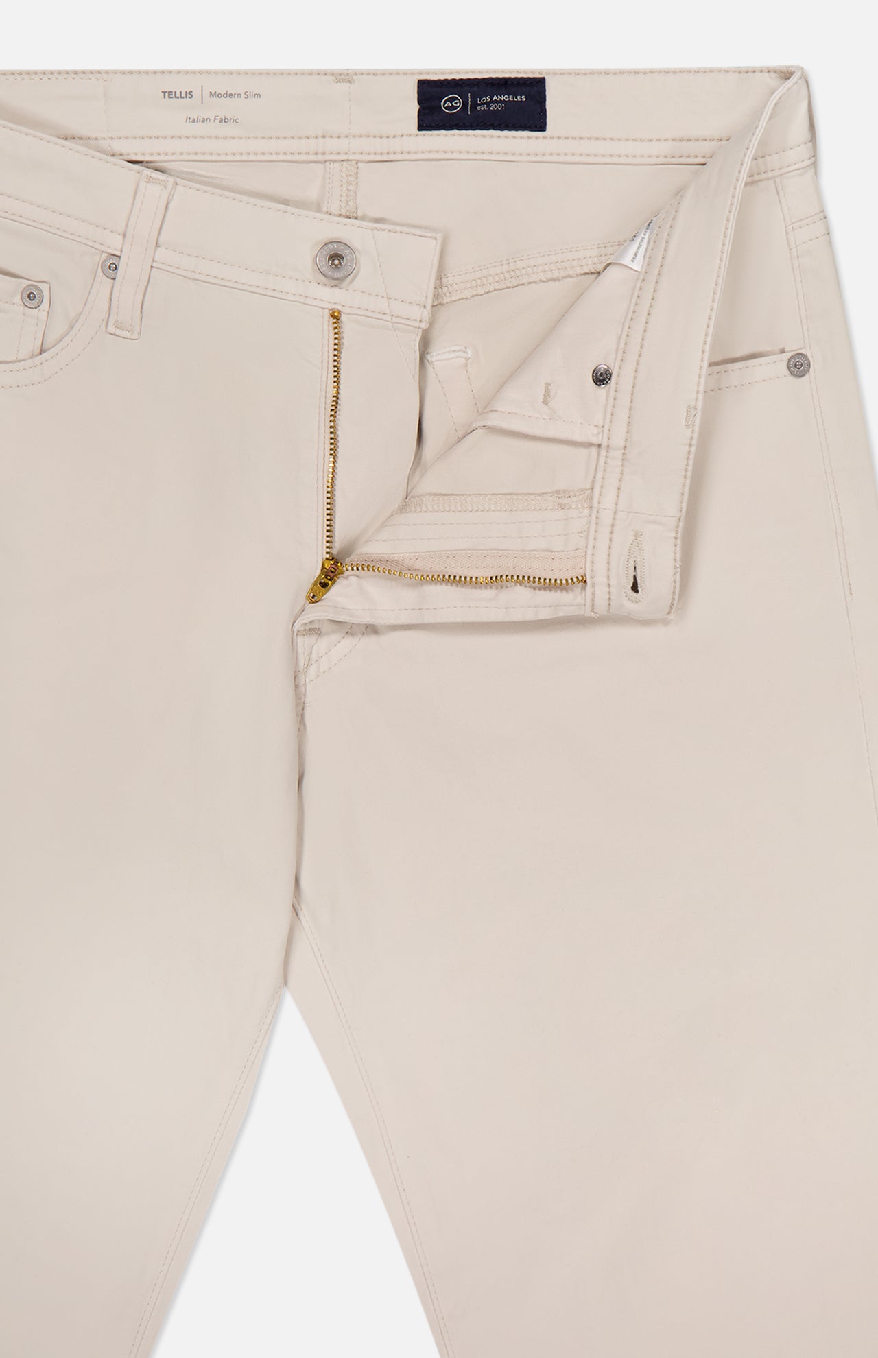 Tellis Sueded Stretch Jean in Pebble Creek (7756062097523)