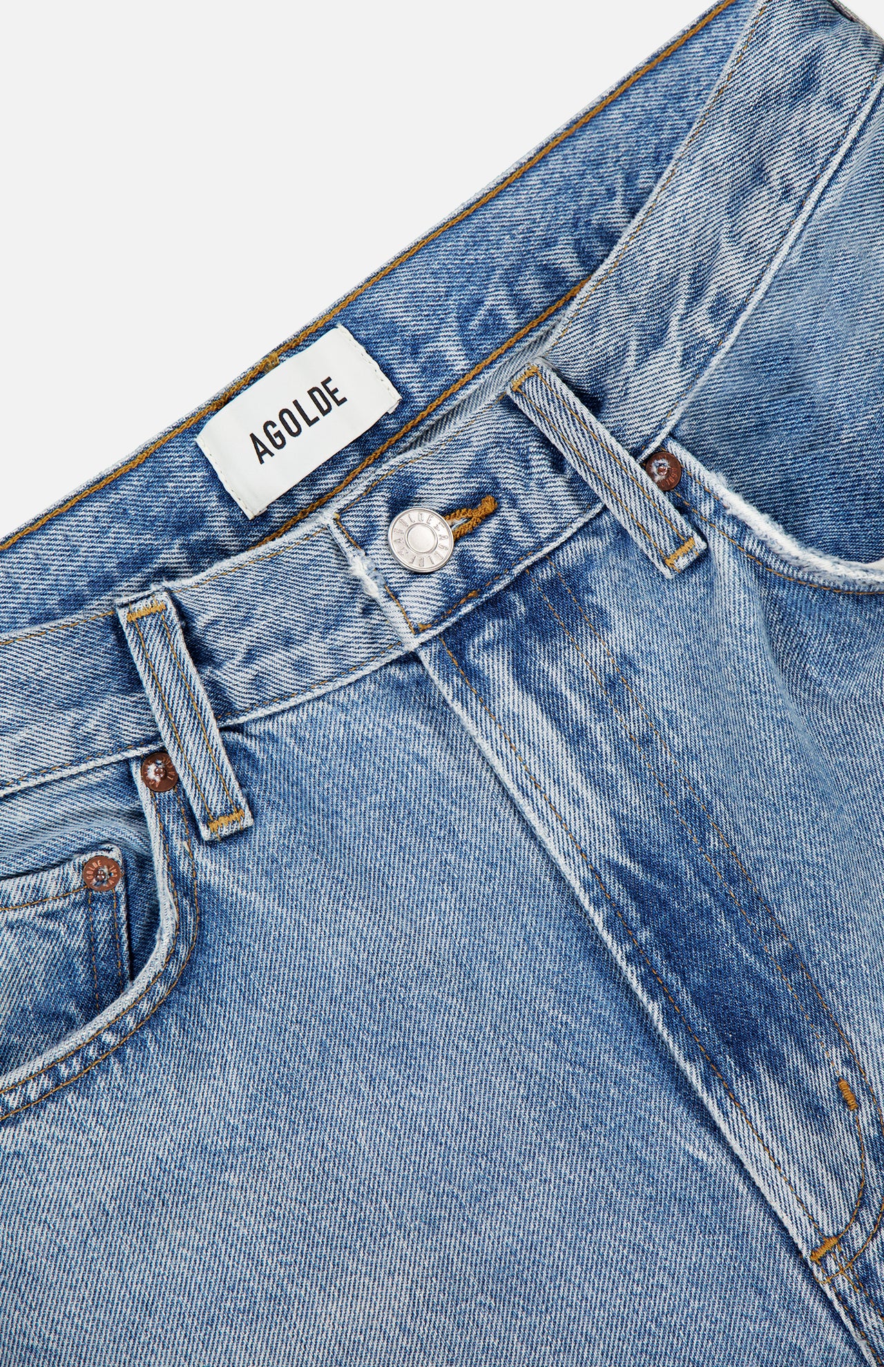 デニム・ジーパン AGOLDE Woman Jeans Denim A2181206 STAGE AGOLDE Women's Leena Jean in Stage | A.K. Rikk's