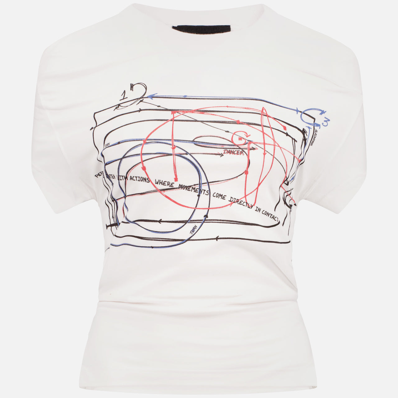 Fitted Elastics Short Sleeve T-Shirt (14639461237099)