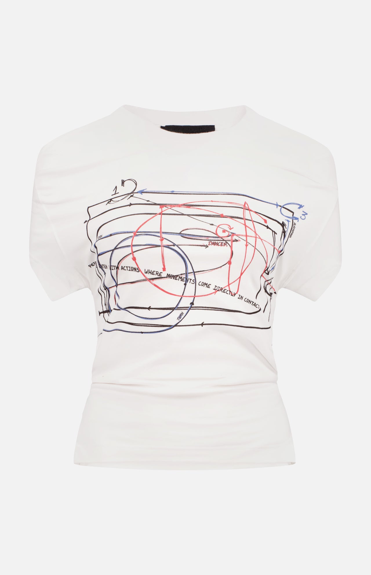 Fitted Elastics Short Sleeve T-Shirt (14639461237099)