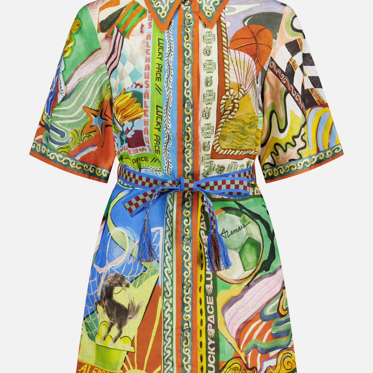 Lucky Pace Linen Mini Dress (14678941729131)