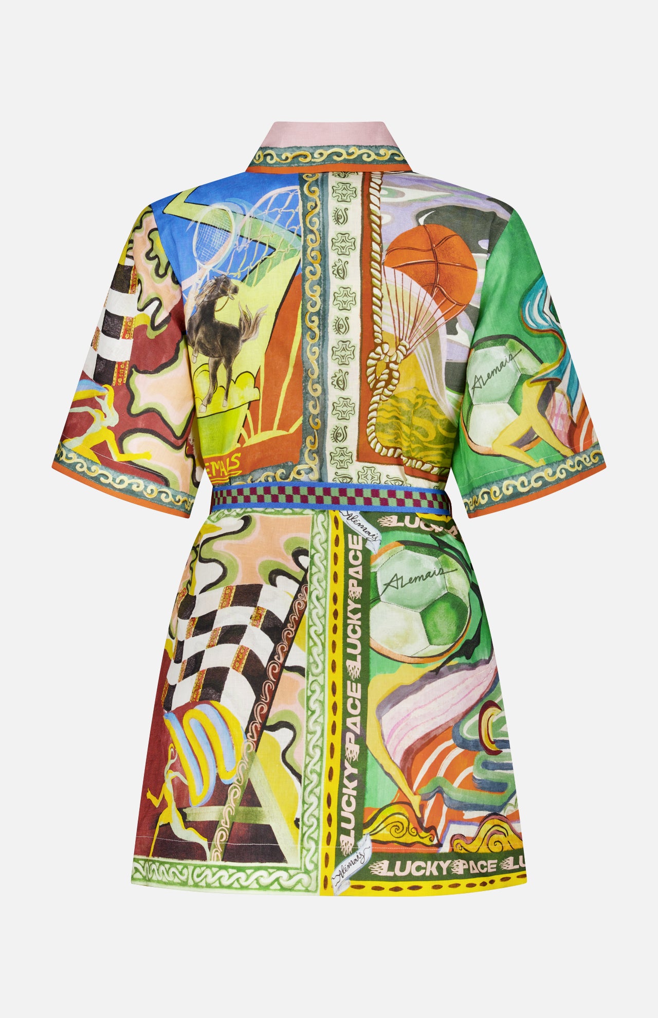 Lucky Pace Linen Mini Dress (14678941729131)
