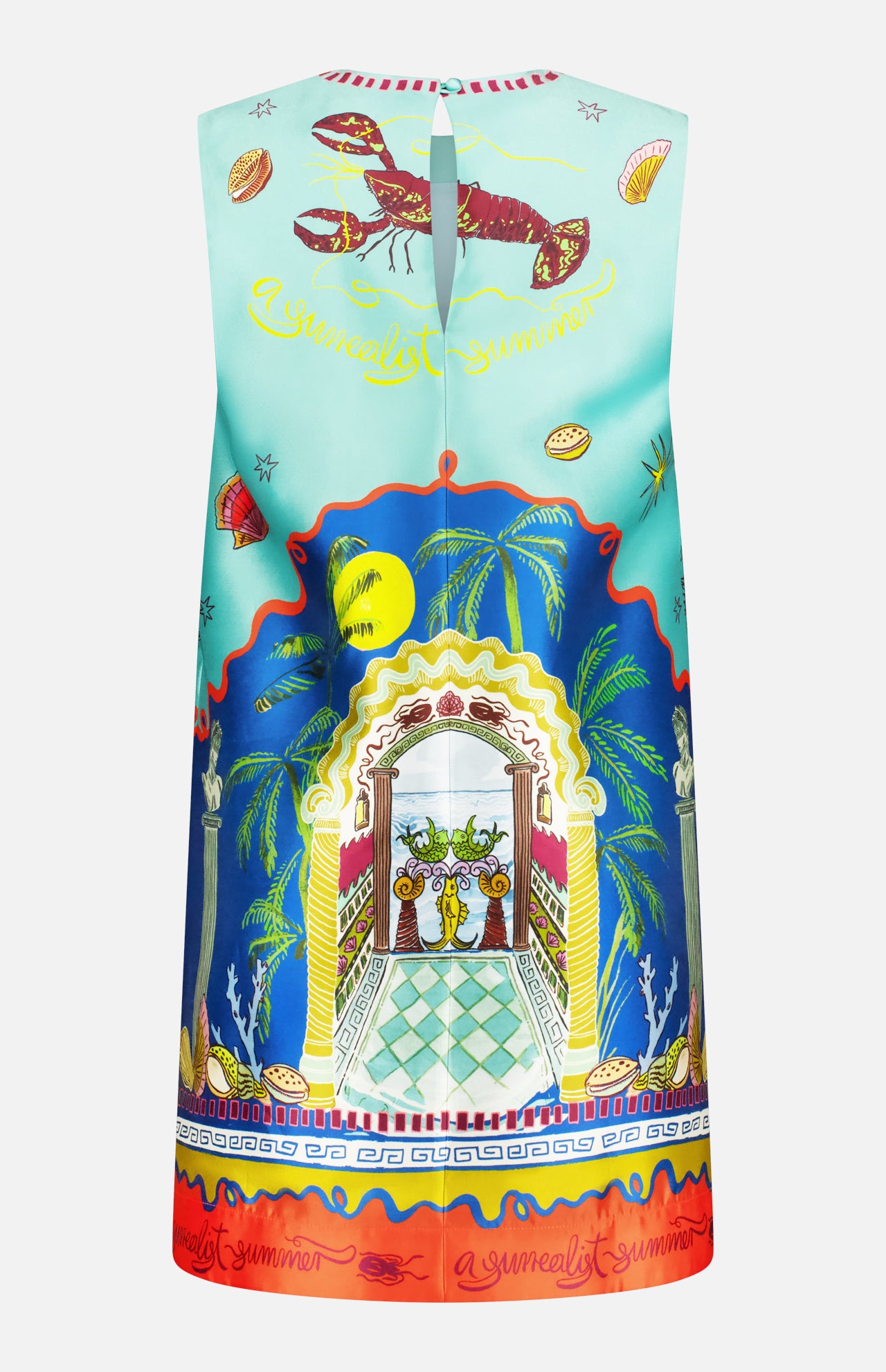 Surrealist Summer Artist Collab Mini Dress (14642259755371)