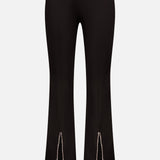 Bootcut Pant with Embellished Front Slit (7725244678259)