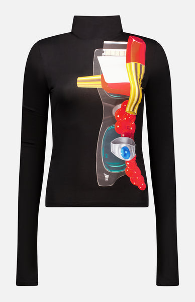 Alice & Olivia Women's Delaina Turtleneck Top | A.K. Rikk's