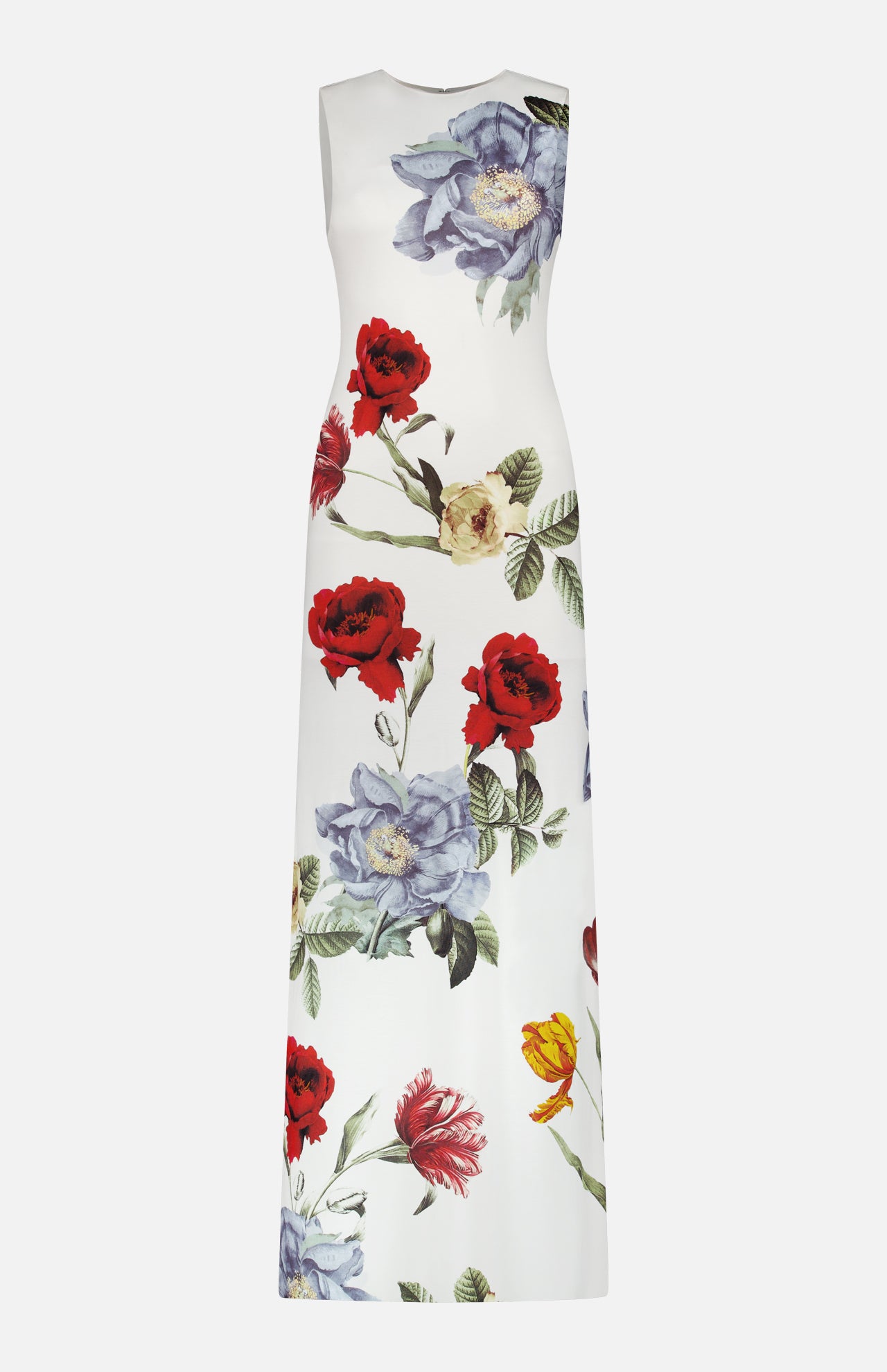 Delora Open Back Sleeveless Crew Neck Maxi Dress (14693706924395)