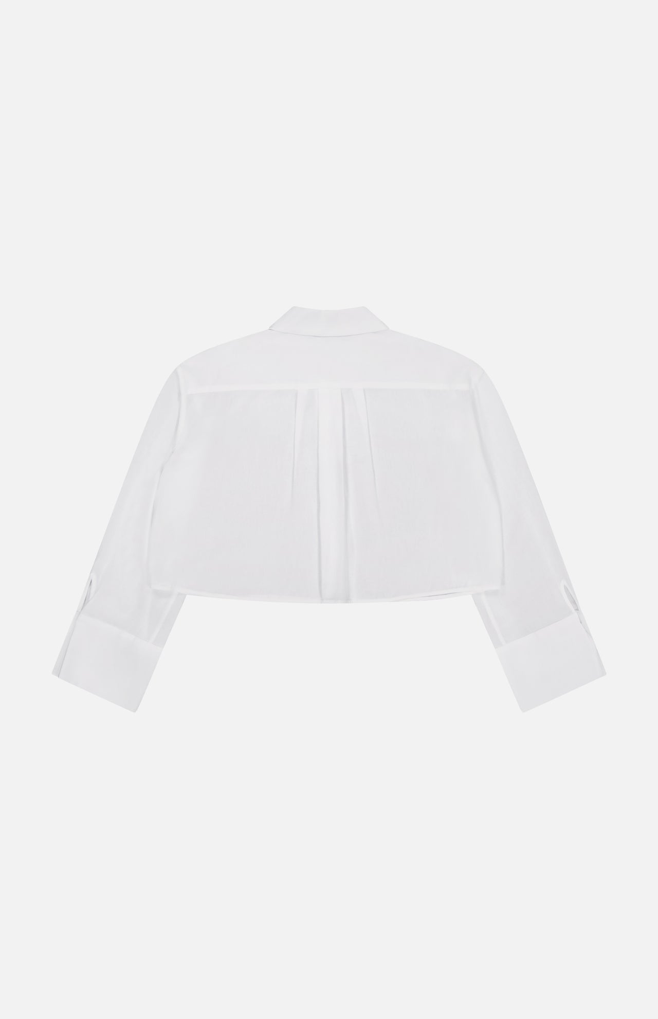 Finely Cropped Oversized Button Down Shirt (14693706793323)