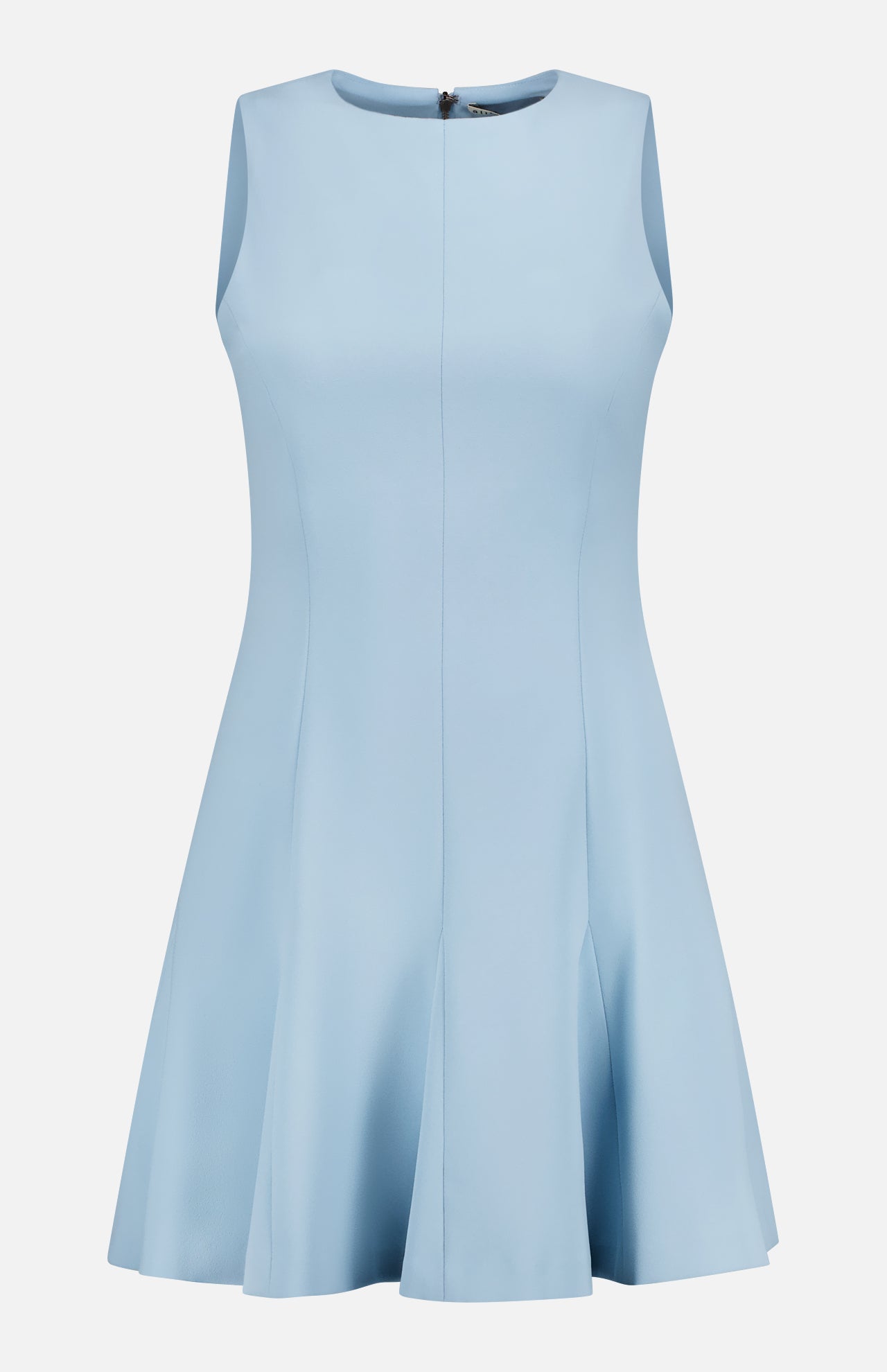 Isa Crew Neck Seamed Flare Mini Dress (14673250091371)