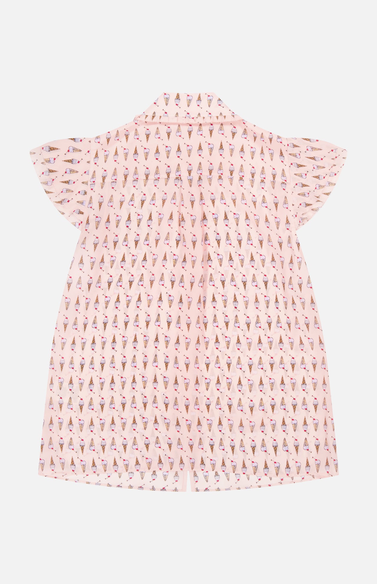 Martel Flutter Sleeve Ice Cream Blouse (14674050810219)