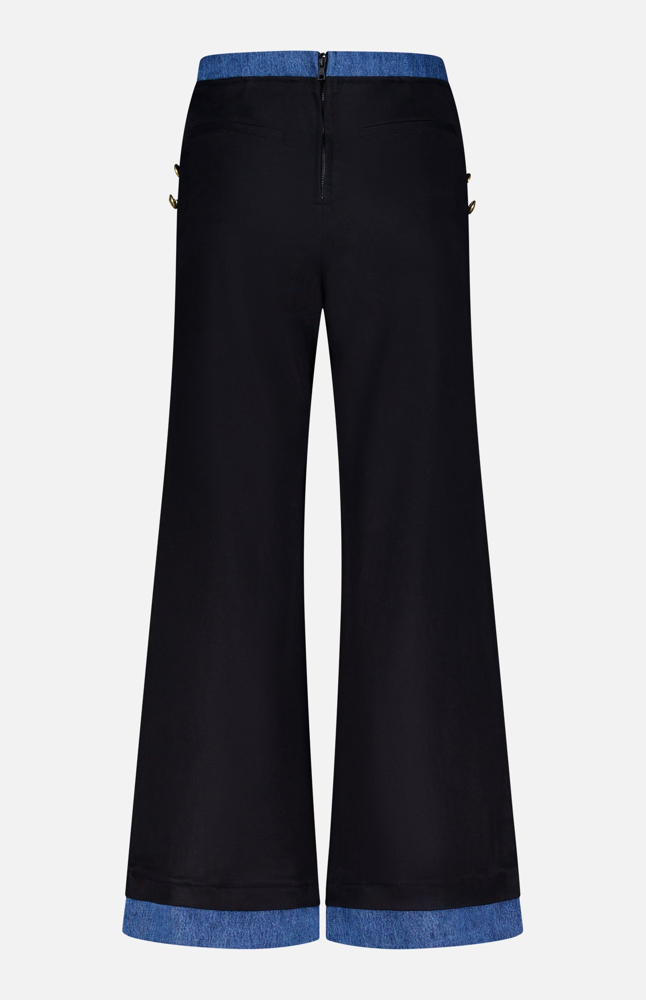 Narin Cropped Mixed Media Pant (14695135805803)