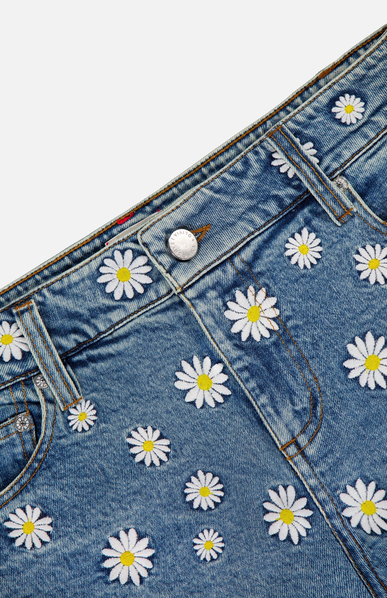 Warren Embroidered Denim Short (14674050941291)