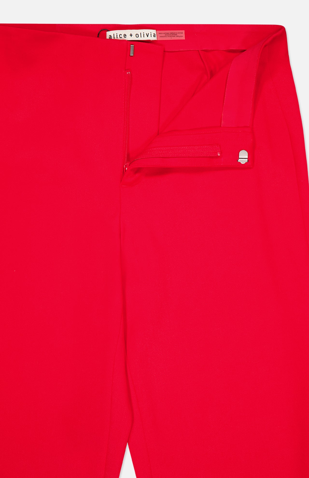 Olivia Pant In Bright Ruby | Alice + Olivia