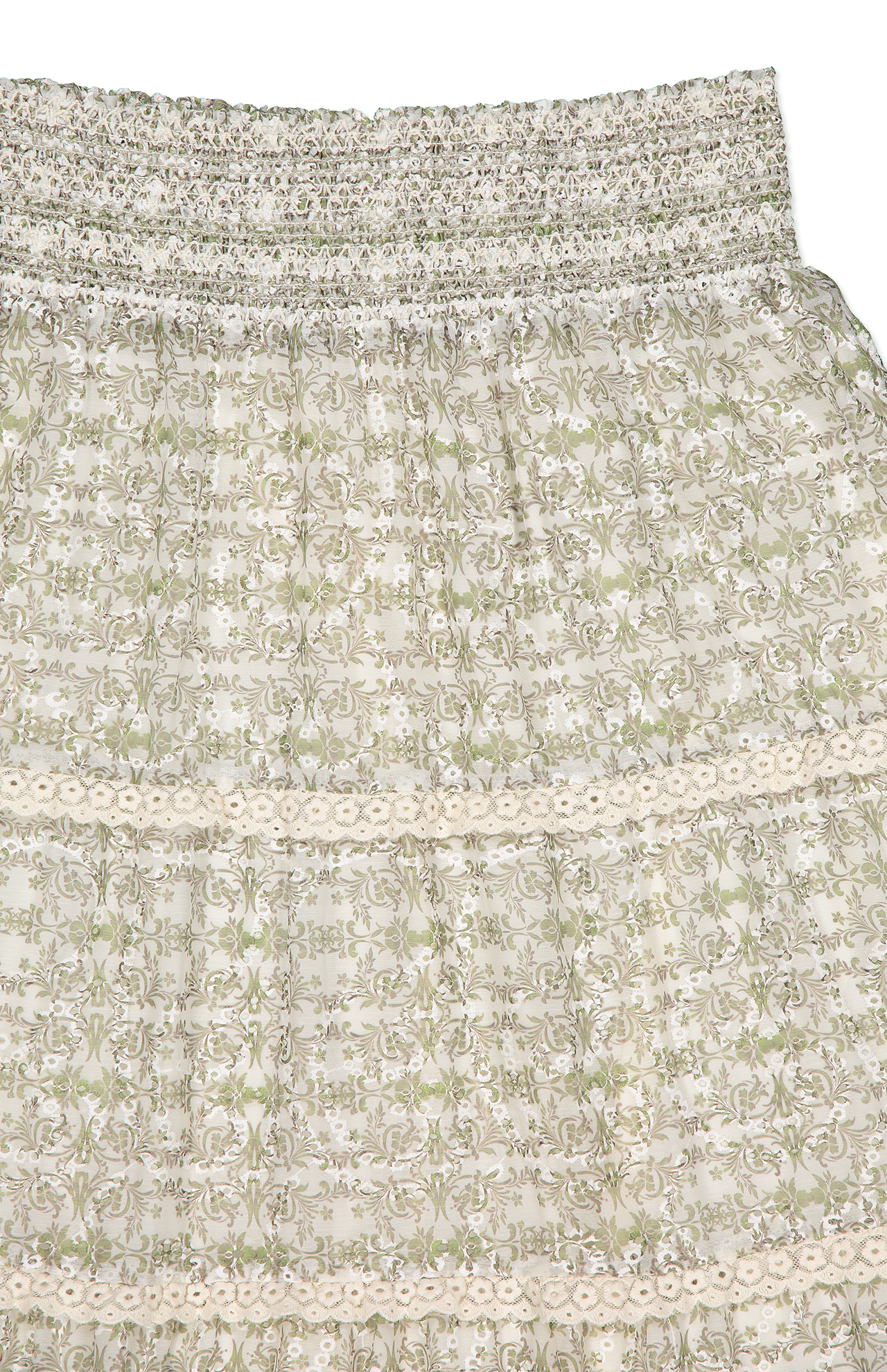 Aisha Tiered Midi Skirt (7166392467571)