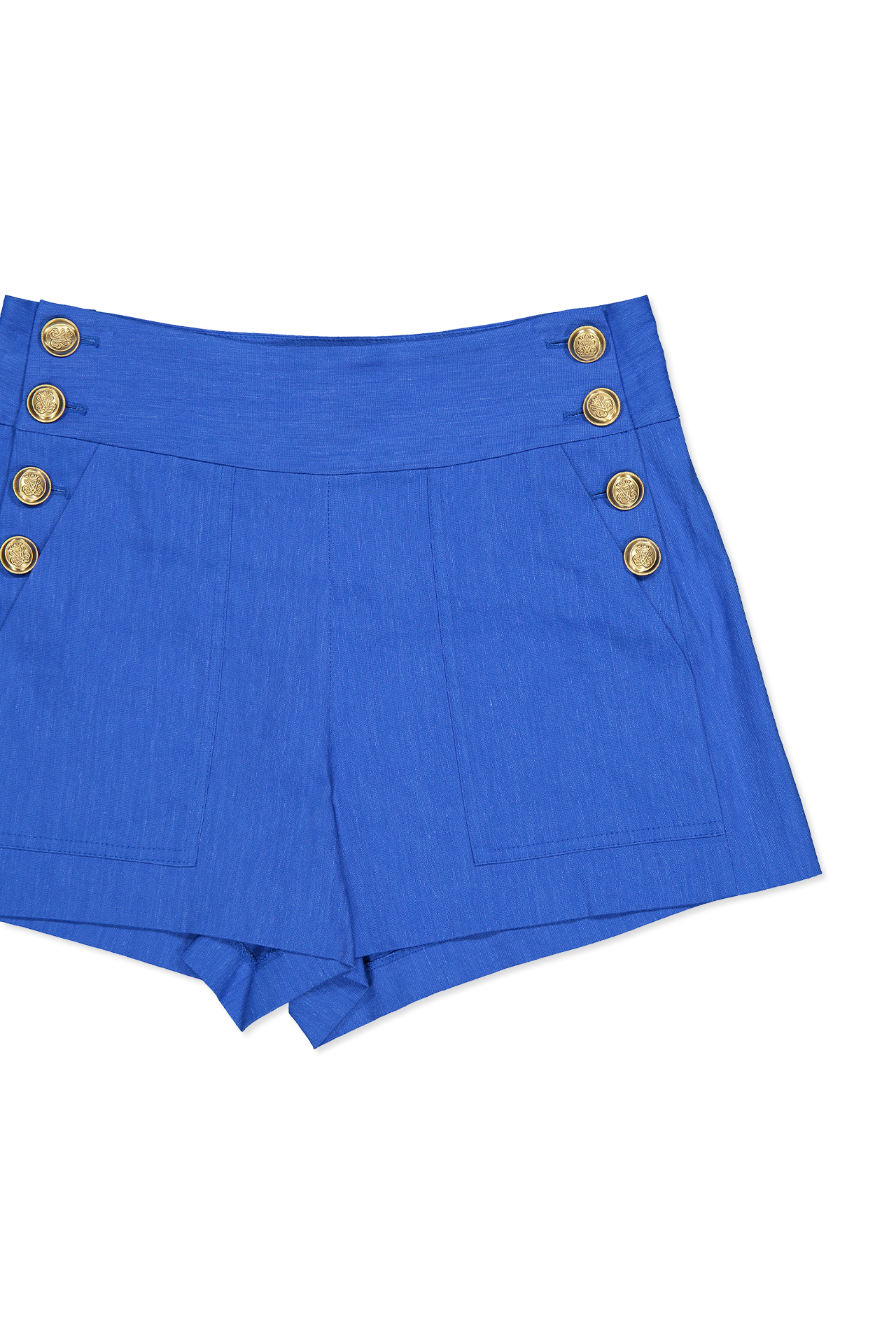 Donald Side Button Shorts (7145027600499)
