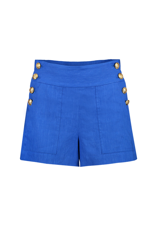 Donald Side Button Shorts (7145027600499)